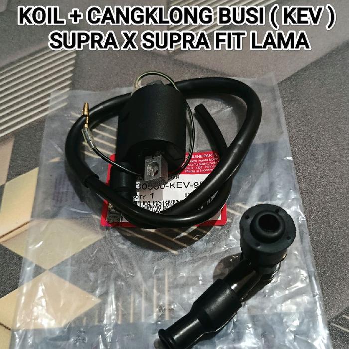 SALE COIL PENGAPIAN + CANGKLONG ( KEV ) HONDA SUPRA X SUPRA FIT LAMA SUPRA FIT NEW WIN IGNITION KOIL