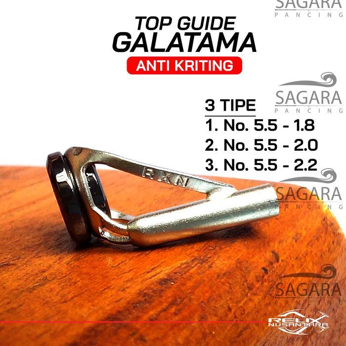 wkgw- Top Guide Double Keramik Ring Guide Anti Keriting Joran Galatama Relix Nusantara Marit