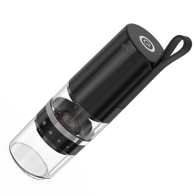 Electric Coffee Grinder Adjustable Burr Mill Plastic Coffee Mill Portable Coffee Bean Grinder For