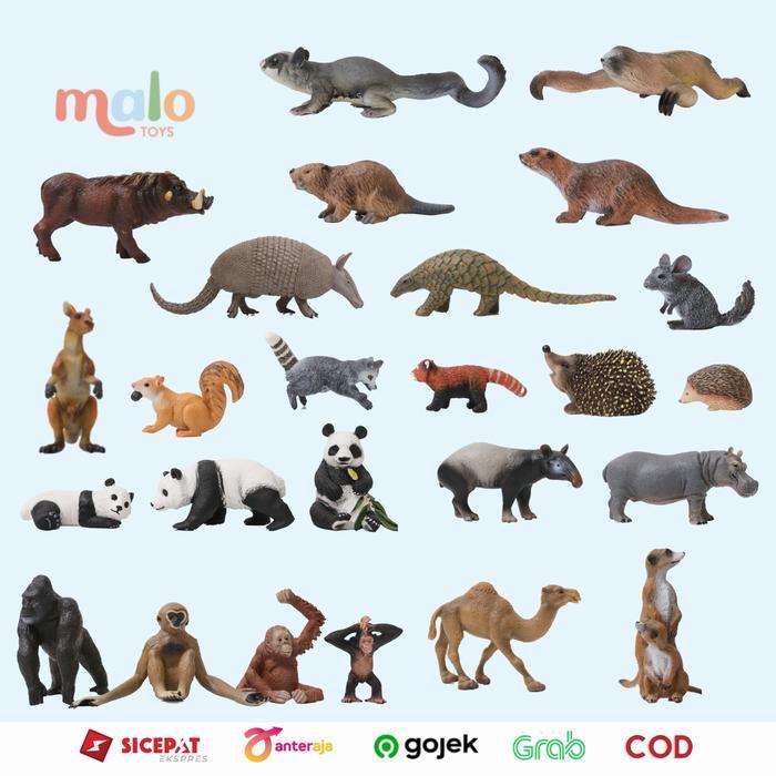 ib91- Malotoys - Wild Figurine Wild Animal Figure Mainan Model Toys Figur