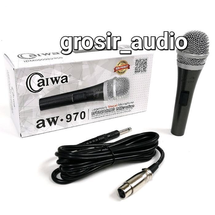 Promo MIC KABEL AIWA AW970 ,MIC BESI AIWA ,CAIWA AW970 ,MICROPHONE KABEL AIWA AW 970 ,MIC AIWA