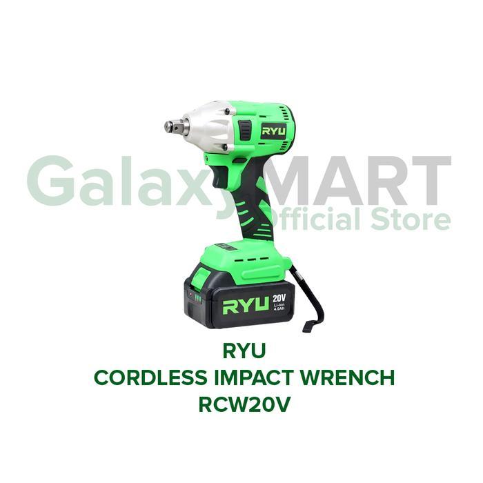 Paling Baik Ryu Cordless Impact Wrench / Mesin Kunci Impact Baterai 20 V Rcw 20 V Terlariss 
