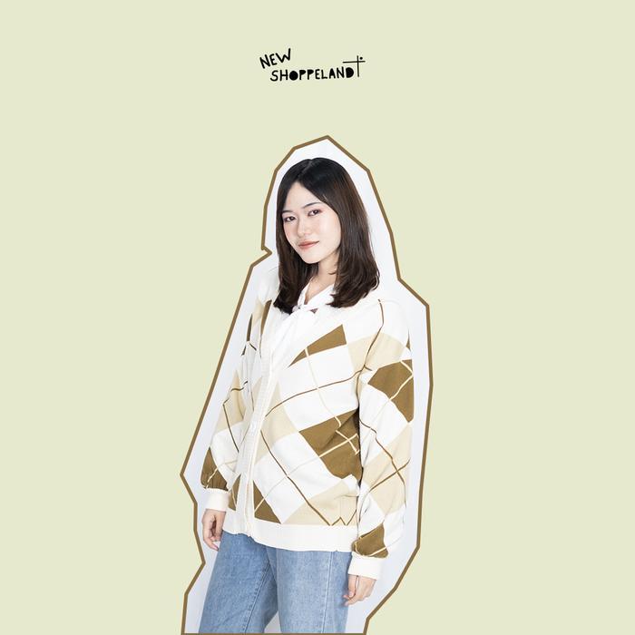 Avenza- Hinata Cardigan Oversize Diamond Premium