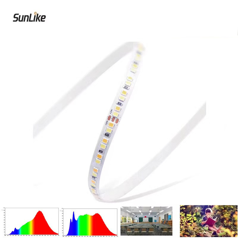Sunlike Ra97 24V Cct 2700K 5000K Led Strip Light Lower Blue Eye Safety Health Enhancment