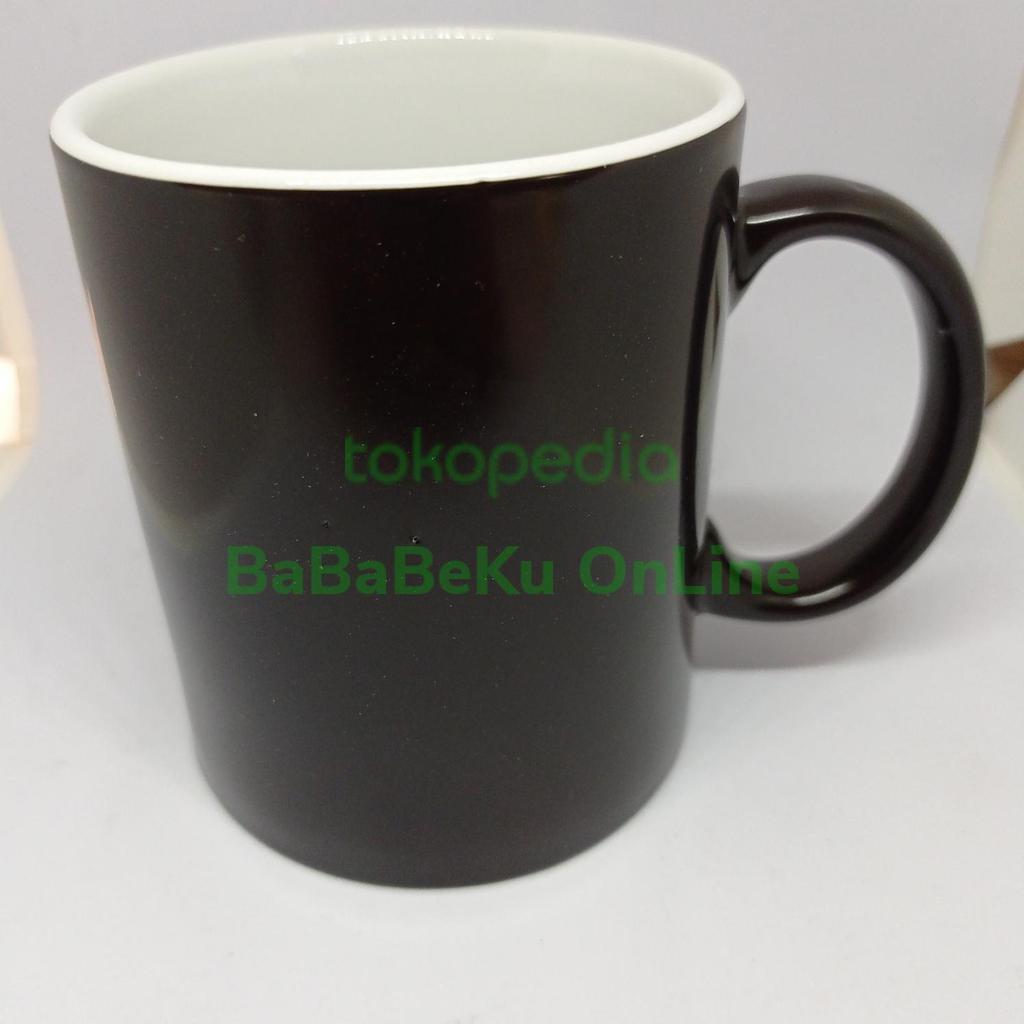 Mug bunglon coating sublim berubah warna jika diisi air panas