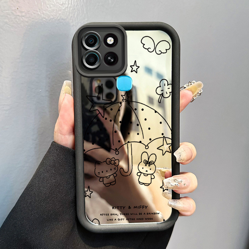 Casing Hp Infinix Smart 6 Infinix Smart 6 Plus Case HP Casing pola Lukisan kartun anime Kartun Kasin