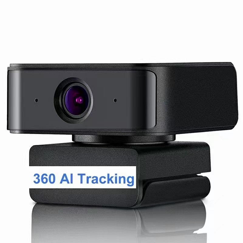 2Mp Webcam 1080P 360Degree Ai Tracking Wireless Usb Webcam For Boardcast On Teaching Video Ca Pc