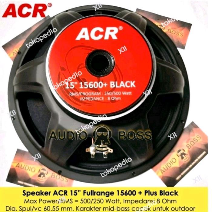 SPEAKER ACR 15600 BLACK Speaker FULL RANGE 15 inch / 800 Ohm