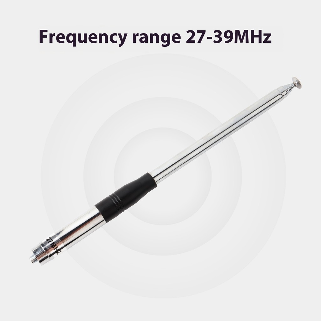 27Mhz Handheld Pull Rod Antenna Sma Mother Shortwave Antenna 27-39Mhz 1.3M