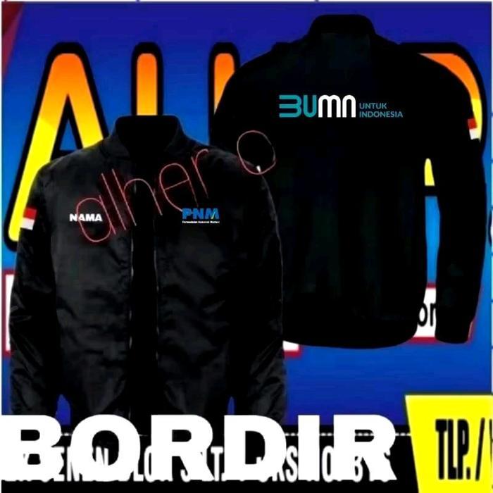 jaket bordir PNM mekaar jaket kerja PNM mekaar jaket kerja PNM mekaar jaket seragam PNM mekaar jaket