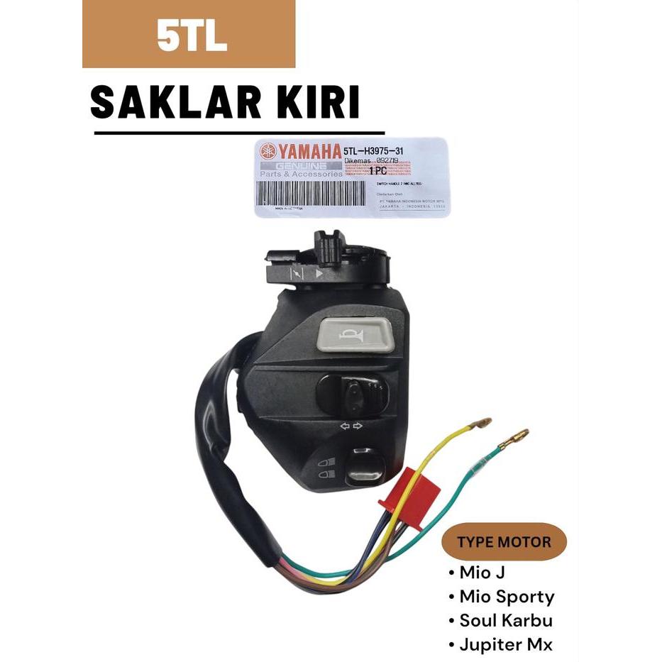 SAKLAR KIRI MIO SPORTY SOUL KARBU J JUPITER MX FOTO ASLI MOTORCYCLE