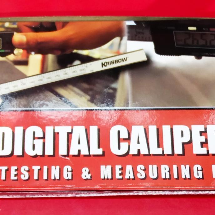 Krisbow Alat Pengukur/Sigmat/Caliper Digital Stainless Original