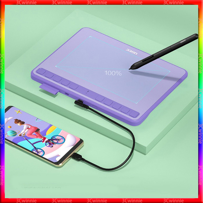Graphics Drawing Tablet Digital Pen Pad Writing Drawing Board For Android Phone Windows Mac Laptop
