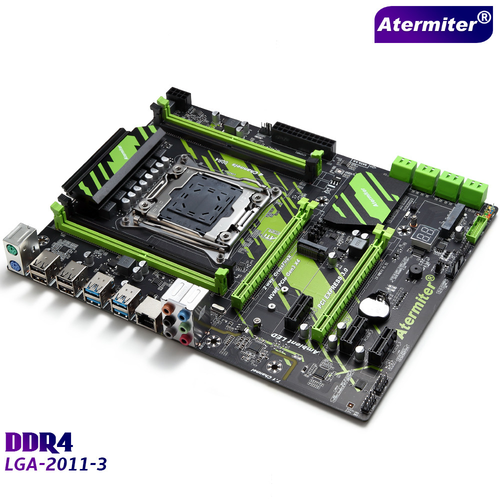Atermiter X99 LGA2011-V3 Professional 4 Channel DDR4 Desktop Computer Motherboard Module LGA2011-3 D