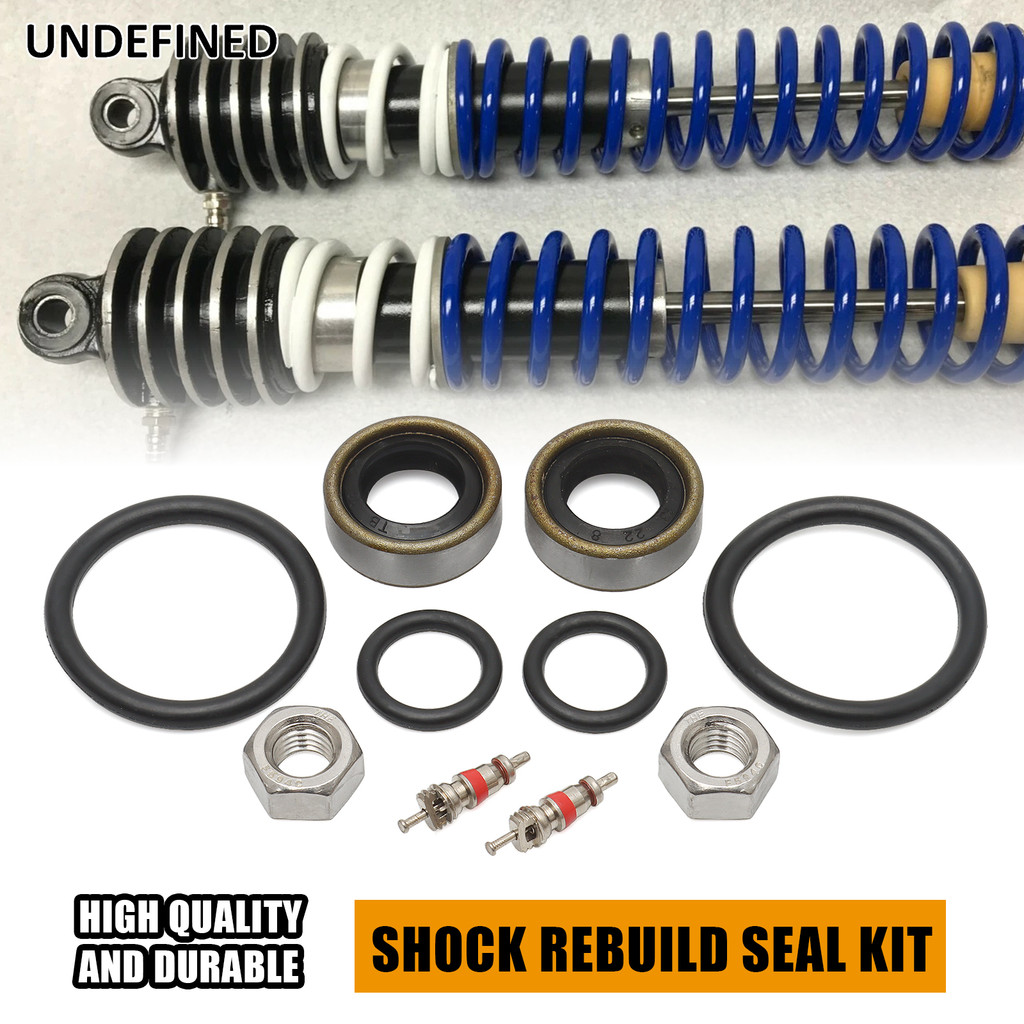 For Works Performance Shock Rebuild Seal Kit Steeler 1/2" Shaft AHRMA Vintage Twin