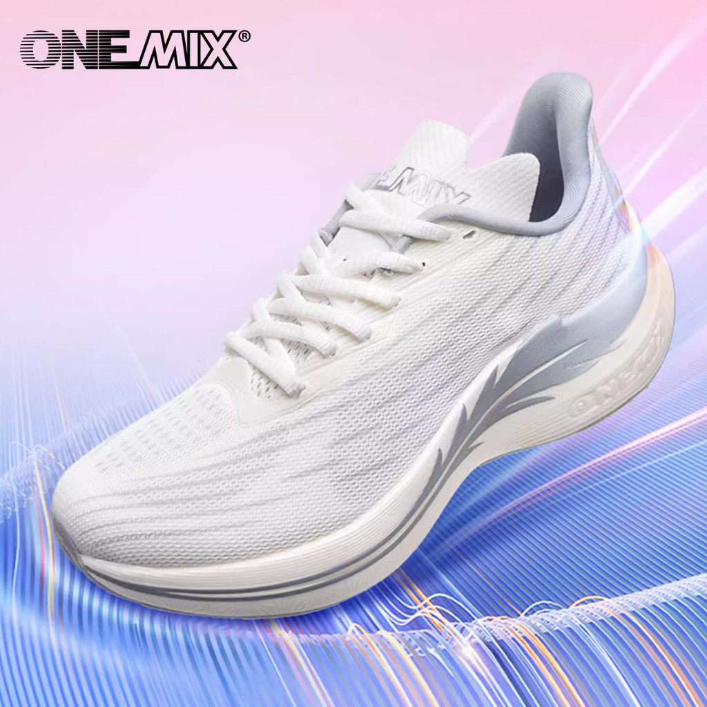 Onemix 2025 New Breathable Speed Running Shoes Men Marathon Sports Casual Women Sports Shoes Light