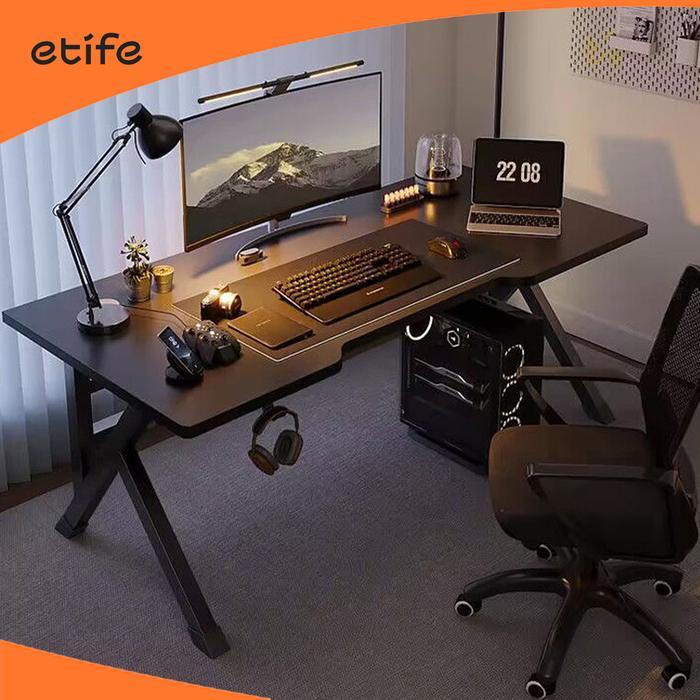 Etife Meja komputer / Meja gaming / Meja komputer minimalis /Meja belajar