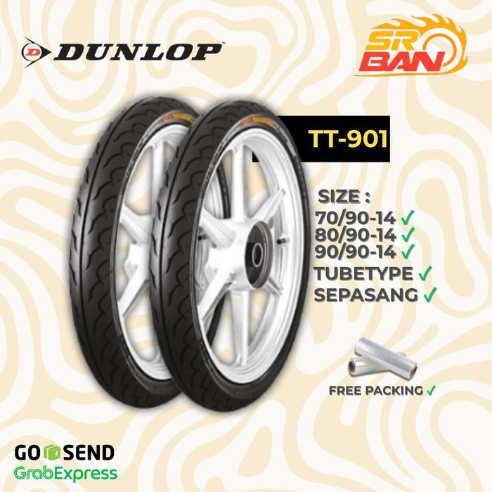 BL DUNLOP TT 901 Ring 14 70/90, 80/90, 90/90 Ban Tubetype Matic