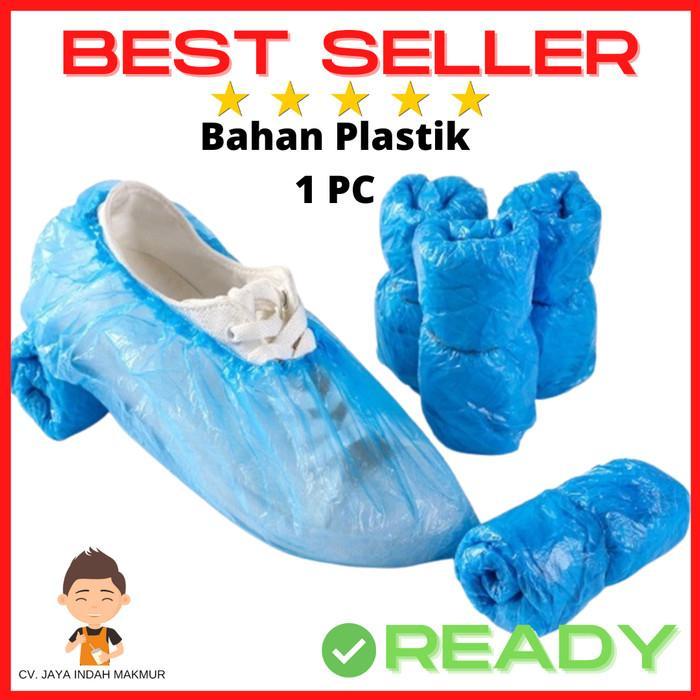 Cover shoes plastik sarung sepatu disposable APD shoe cover