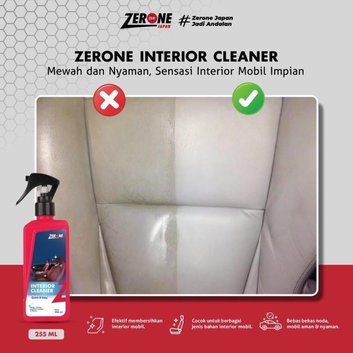 zzse- Paket Coating Zerone Japan Instant Coating Pengkilap Mobil, Pembersih Interior Dalam