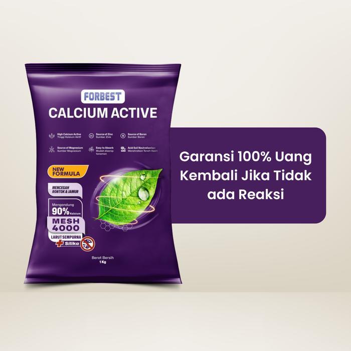 Thejaguar1 [4 Kg] Forbest Calcium Active Bonus Kaos/Topi/Ritrina100Ml - Pupuk Tanaman Pencegah