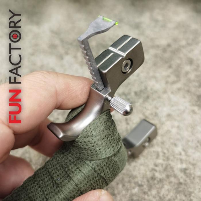 Original Ketapel Ttf Titanium - Gzk Crazy Power Mini Kode 1425