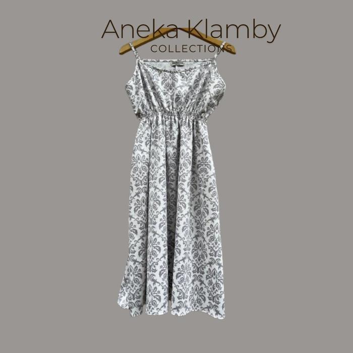 Santaibju- Aneka Klamby Floral Seksi Daster Wanita Dewasa Model Seksi Dengan Serut Pinggang Standar