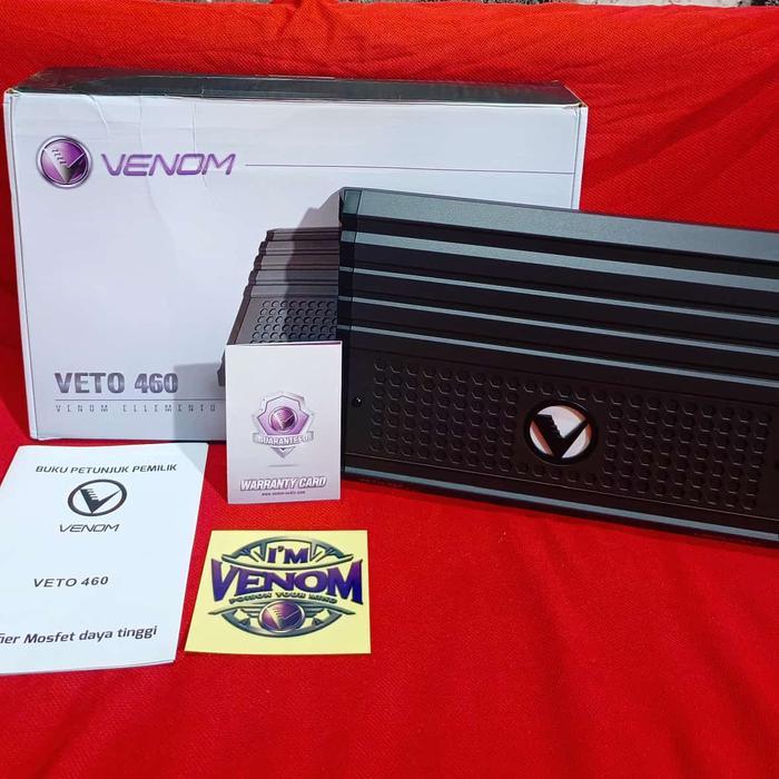 VETO 460 - 4 CHANNEL power Amplifier Venom - Venom Veto 460 4 Channel
