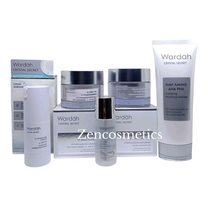 hvs Paket Skincare Krim Untuk Flek Hitam Membandel/ Wardah Glowing