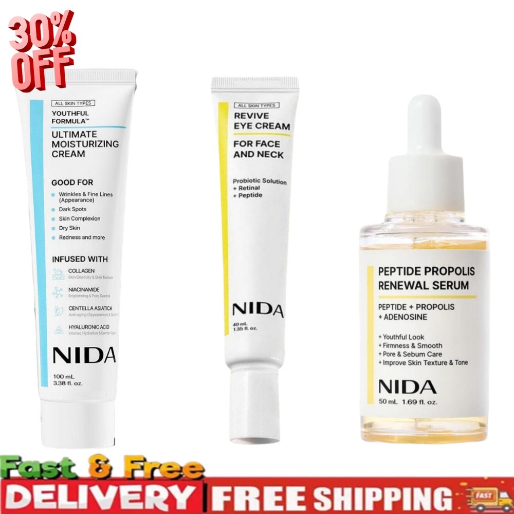 Korea NIDA Moisturizing Ultimate Cream Retinol Revitalizing Eye Cream Propolis Essence Deeply