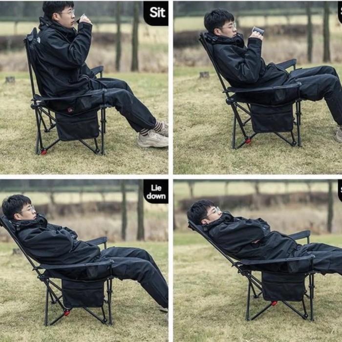 Blackdog Folding Recliner Air Kursi Lipat Tidur Portabel Cam