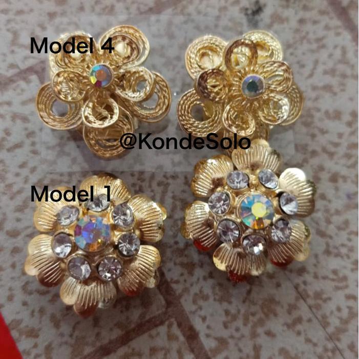 Giwang Emas - Aksesoris Pengantin atau Riasan Jawa