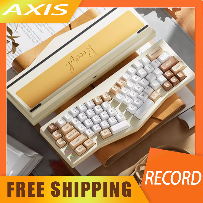 Weikav Record Alice Mechanical Keyboard Kit Aluminium Alloy Tri Mode Rgb Gaming Kit Customized Keybo