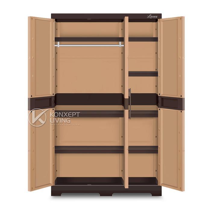 Lemari Plastik Serbaguna Tabitha Luxury - Lx3 Gt Lemari 3 Pintu