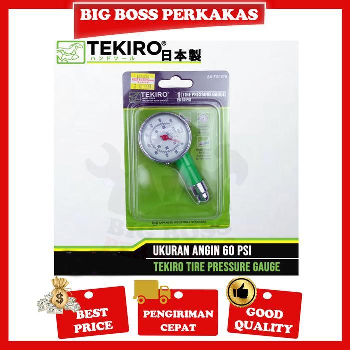 uzd6- Tekiro Pengukur Tekanan Angin Ban 60 Psi / Tire Pressure Gauge Dial