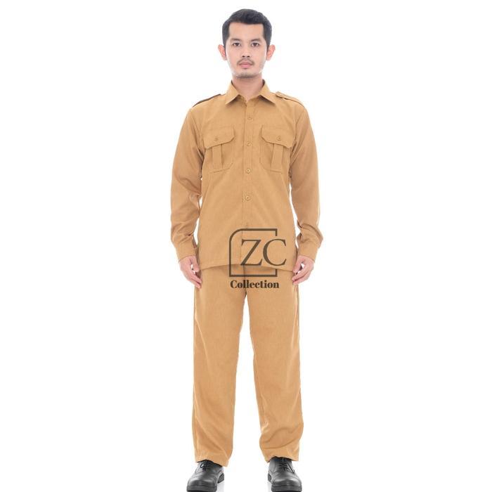 ASLI Baju pns pemda baju pemda baju guru seragam guru seragam pns khaki READY STOCK