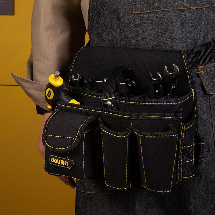 6nb3- Deli Tool Bag / Tas Pinggang Penyimpanan Perkakas Dl-P5