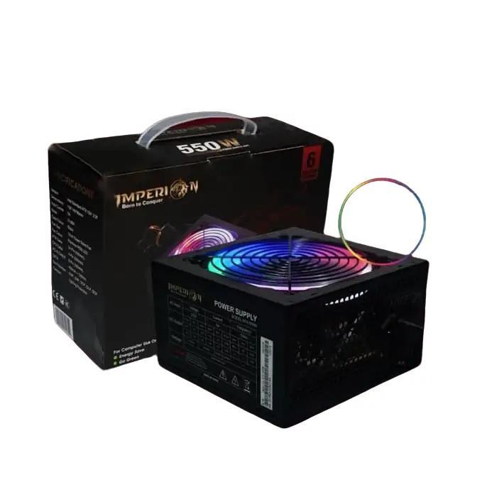 Imperion PSU 550W RGB with 6 Pin VGA Power Supply Laptop