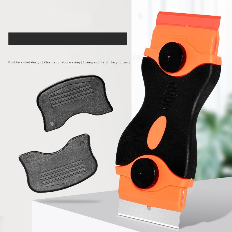 21Pcs Razor Blade Scraper Double Edge Razor Scraper Remover Tool With Razor Blades For Labels