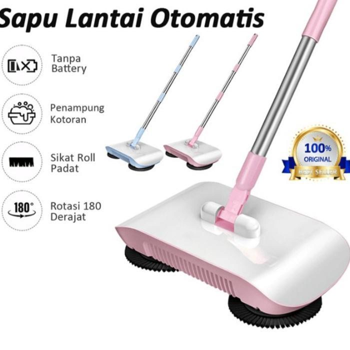 NEW PROMO Sapu lantai otomatis/ sapu lantai dorong