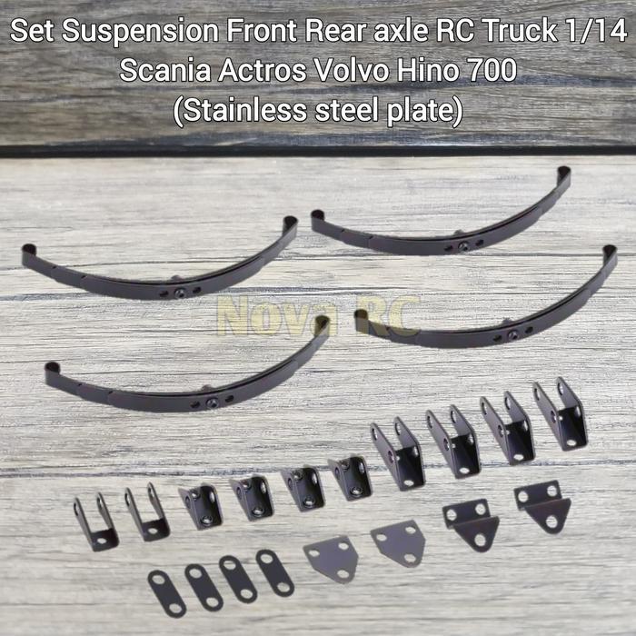 2pcs suspension Sok breaker RC truck 1/14 hard spring front axle