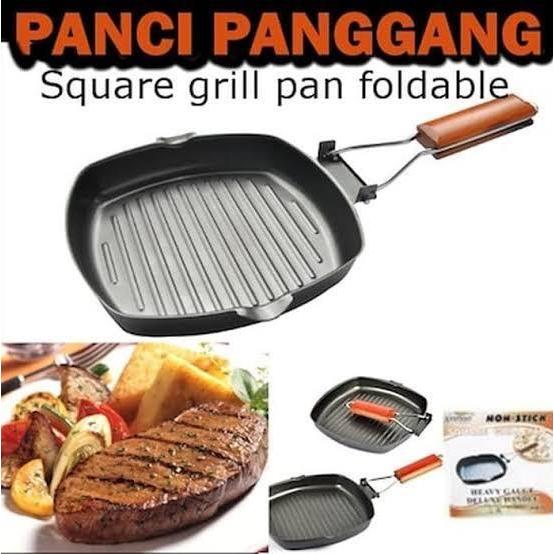 mq3a- Square Grill Pan 28 Cm Anti Lengket