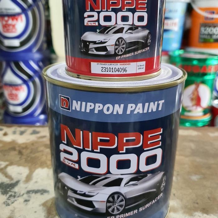 Nippon Paint Nippe 2000 Cat Duco Epoxy 1Kg 1 Kg Putih Abu Abu Untuk Mobil Besi Kayu Cat Dasar Primer