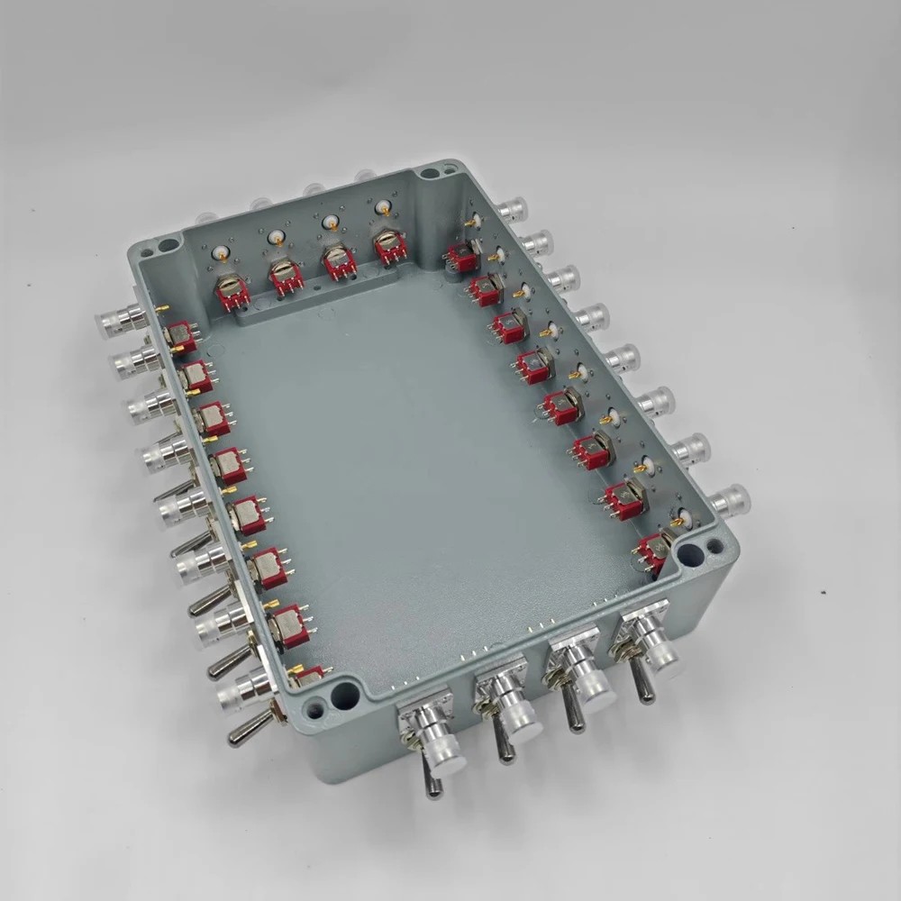 24-Way Bnc Junction Box 24 Way Switch Outdoor Waterproof Aluminum Alloy Box