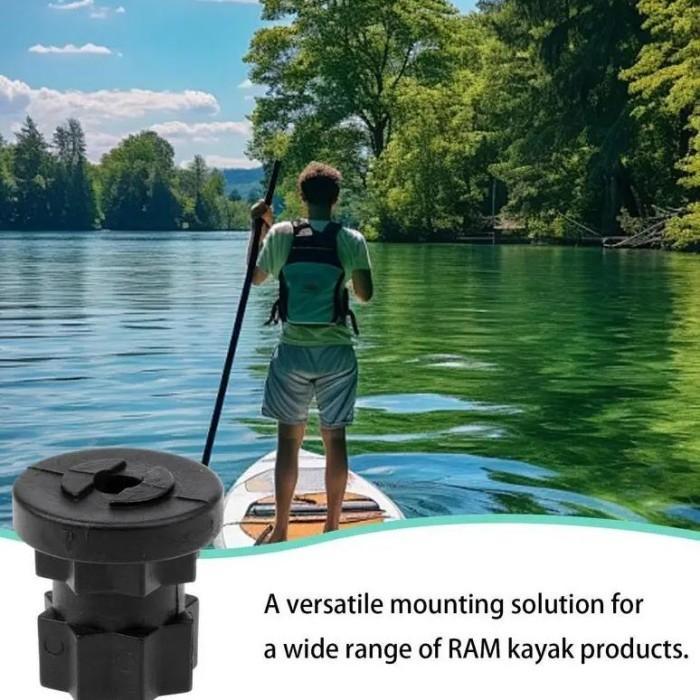 Kayak Fish Finder Mount Quick Release Fish Finder Mounting Base Fish Finder Holder Practical Kayak