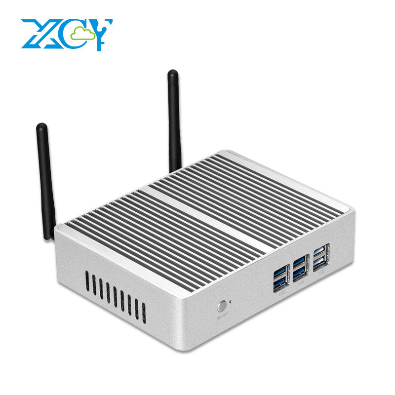 Xcy Fanless Mini Pc Intel Core I7 4500U I5 4200U I3 5005U Windows 10 Hdmi Vga Display 300Mbps Wi-Fi
