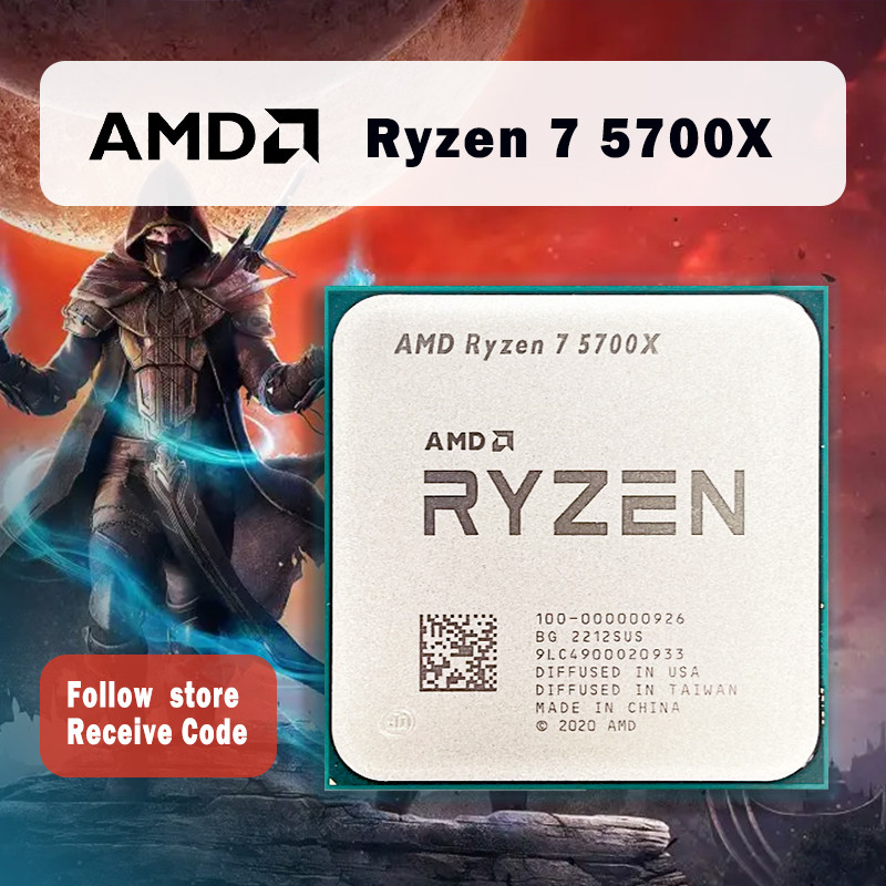 NEW AMD Ryzen 7 5700X R7 5700X Cpu +  ASUS TUF GAMING B550M PLUS (WI-FI) II Micro-ATX B550M Motherbo
