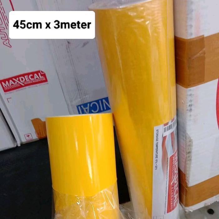 Skotlet decal hitam glossy per 3 meter / Skotlet motor mobil warna glossy