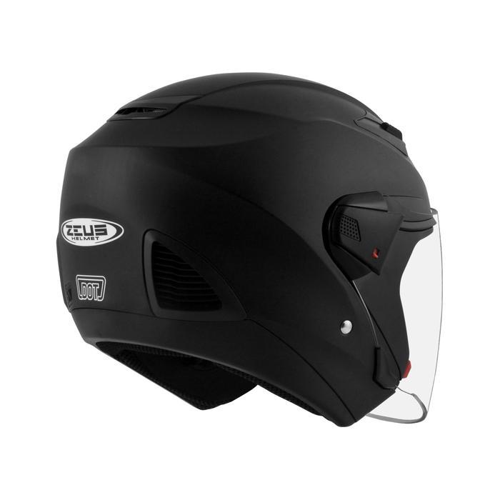 Zeus 611C Matt Black Modular Helmet