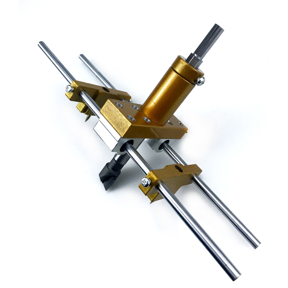 Wooden Door Lock Hole Opener Kit Lock Mortiser Slotter Jig Key Hole